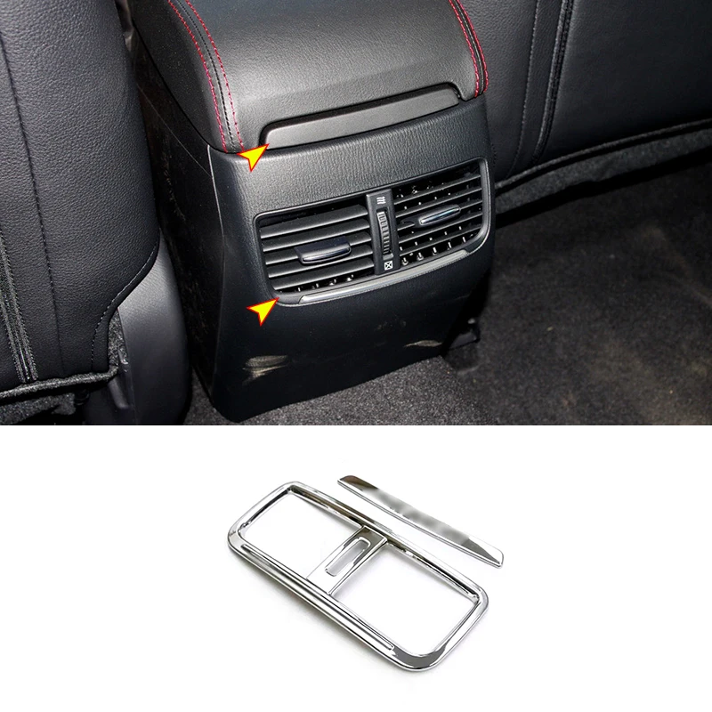 ABS Chrome для 2013 14 15 2016 Mazda 6 Atenza Автомобильный задний кондиционер вентиляционная