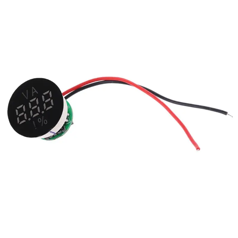 

Digital Voltage Indicator 2 Wires 12V 48V 120V Lithium Lead-acid Battery Tester