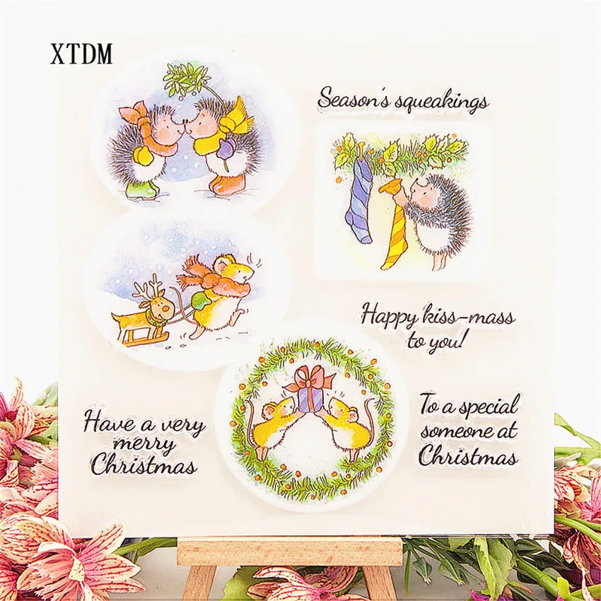 Горячая Распродажа прозрачные штампы с ежиком/Силиконовые пломбы роликовые для