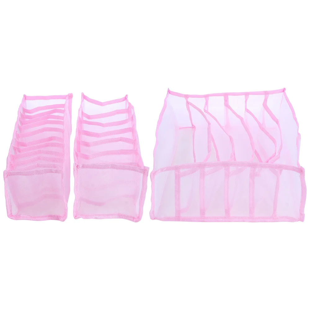 

3Pcs Durable Underwear Storage Boxes Stacked Household Organizing Box for Home
