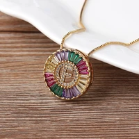 26pcslot a z initial letters pendants necklaces full zircon for women family rainbow color name necklace chain jewelry gift
