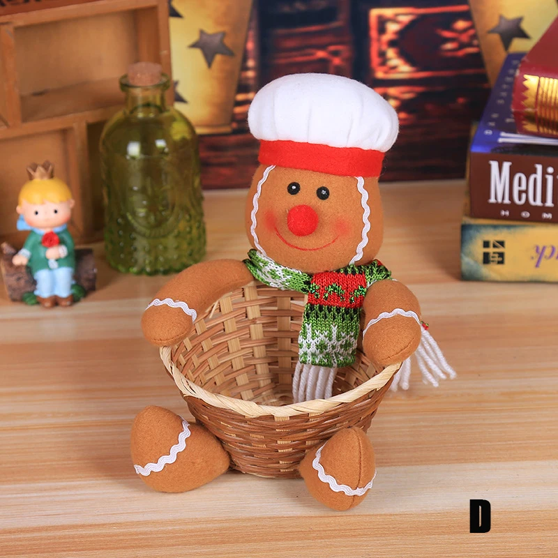 Коробка конфет Рождественская коробка для хранения украшение стола Санта Клаус