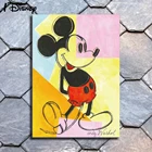 Disney холст картины аниме очаровательные комбинезоны с рисунком Микки Маус Мышь анимальной граффити постер, поп-арт Печать на холсте картина на стену для Гостиная домашний декор