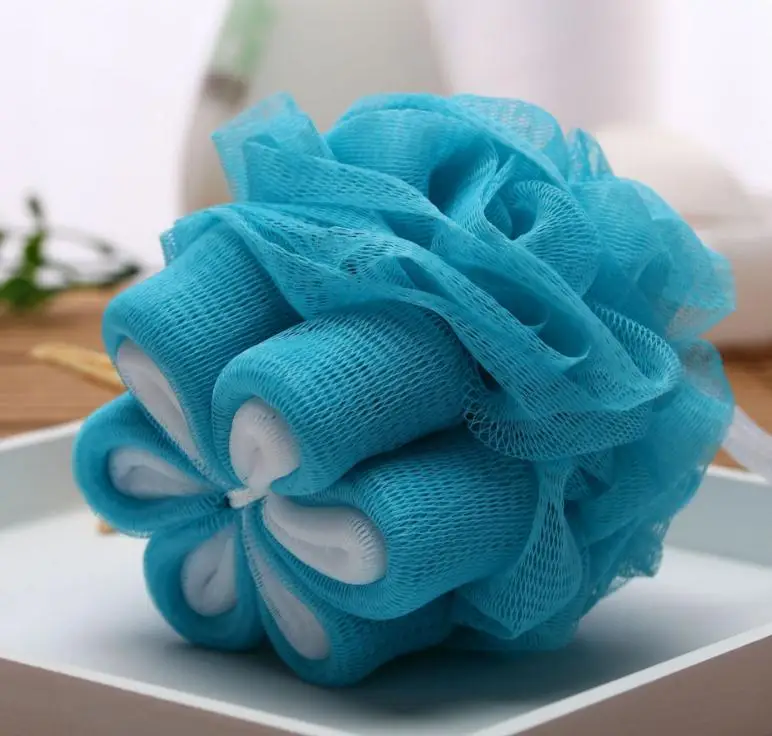 Шт. 1 шт. цветок сетчатый шар для ванны карамельный цвет средства ухода за кожей