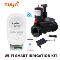 tuya wifi irrigation system plant automatic timer home garden watering timer smart controller solenoid valve irrigation computer