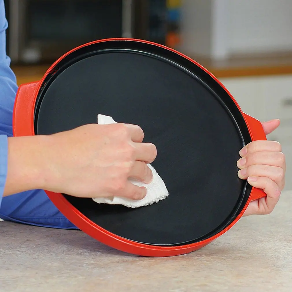 Microwave Oven Non-Stick Baking Tray Pizza Cheese Egg Bacon Defrosting |