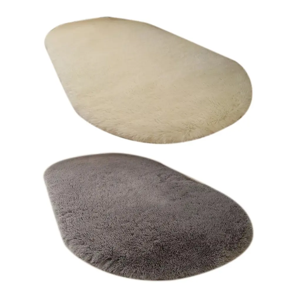Ellipse мягкий искусственный мех овчины стул подушка коврик для спальни пол