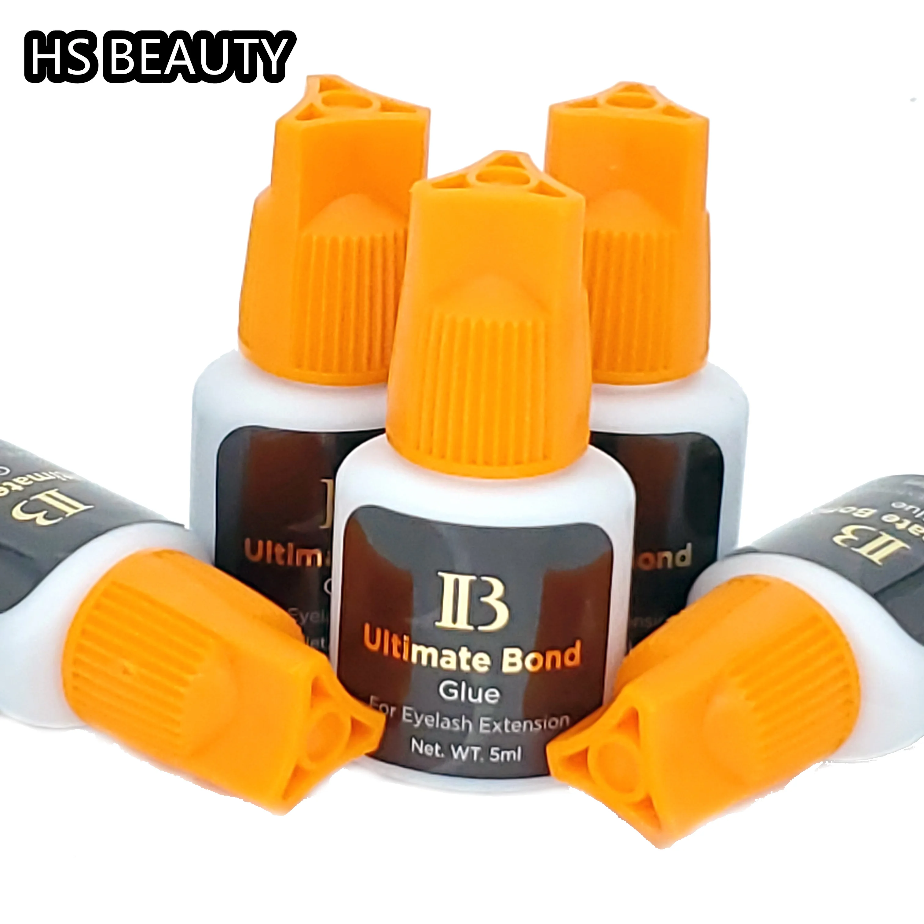 New Arrival 10Bottles I-Beauty IB Ultimate Bond Glue Fast Drying Strong False EyeLash Extension Glue Low Smell Mink Eyelash Glue