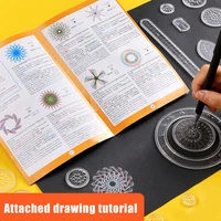 28pcs reusable drawing toy set gears wheel painting accessories new cutting dies stamps children diy scrapbooking cards