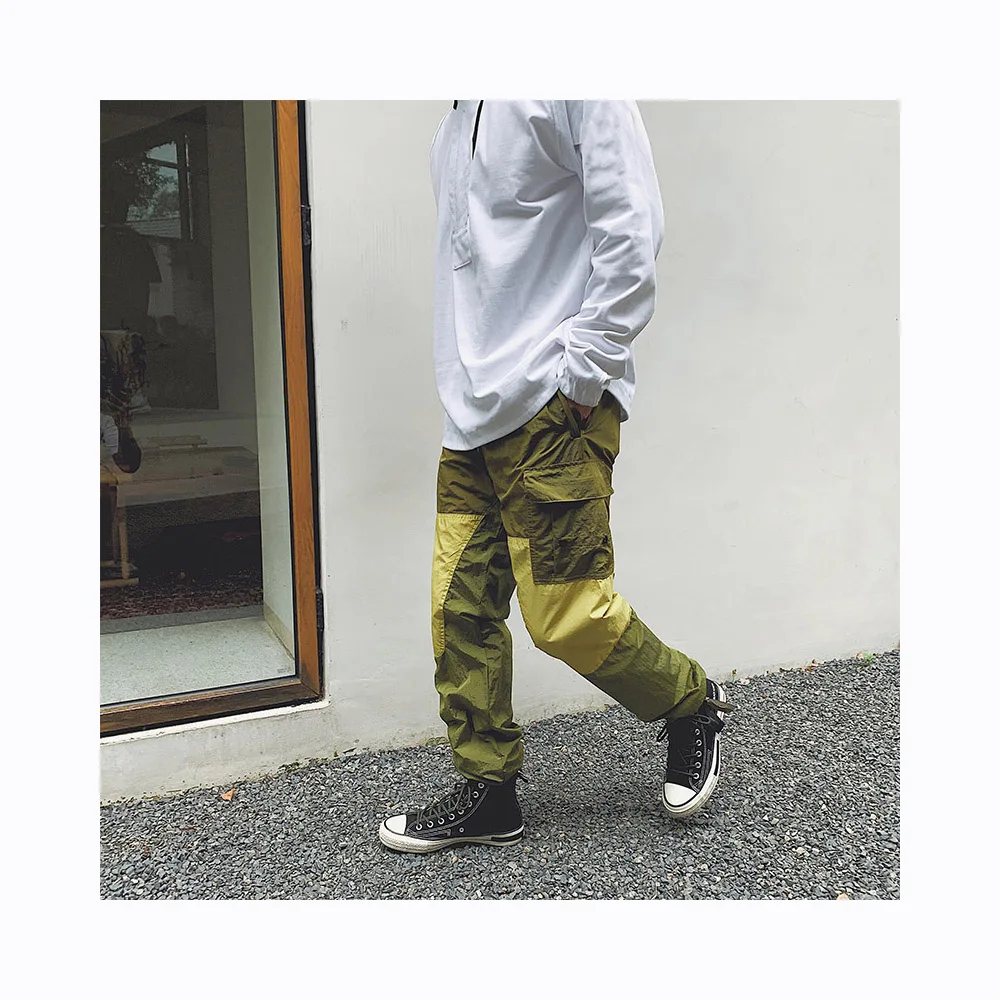 

Spring Metal Nylon Tooling Style Men's Trousers Boy Pants