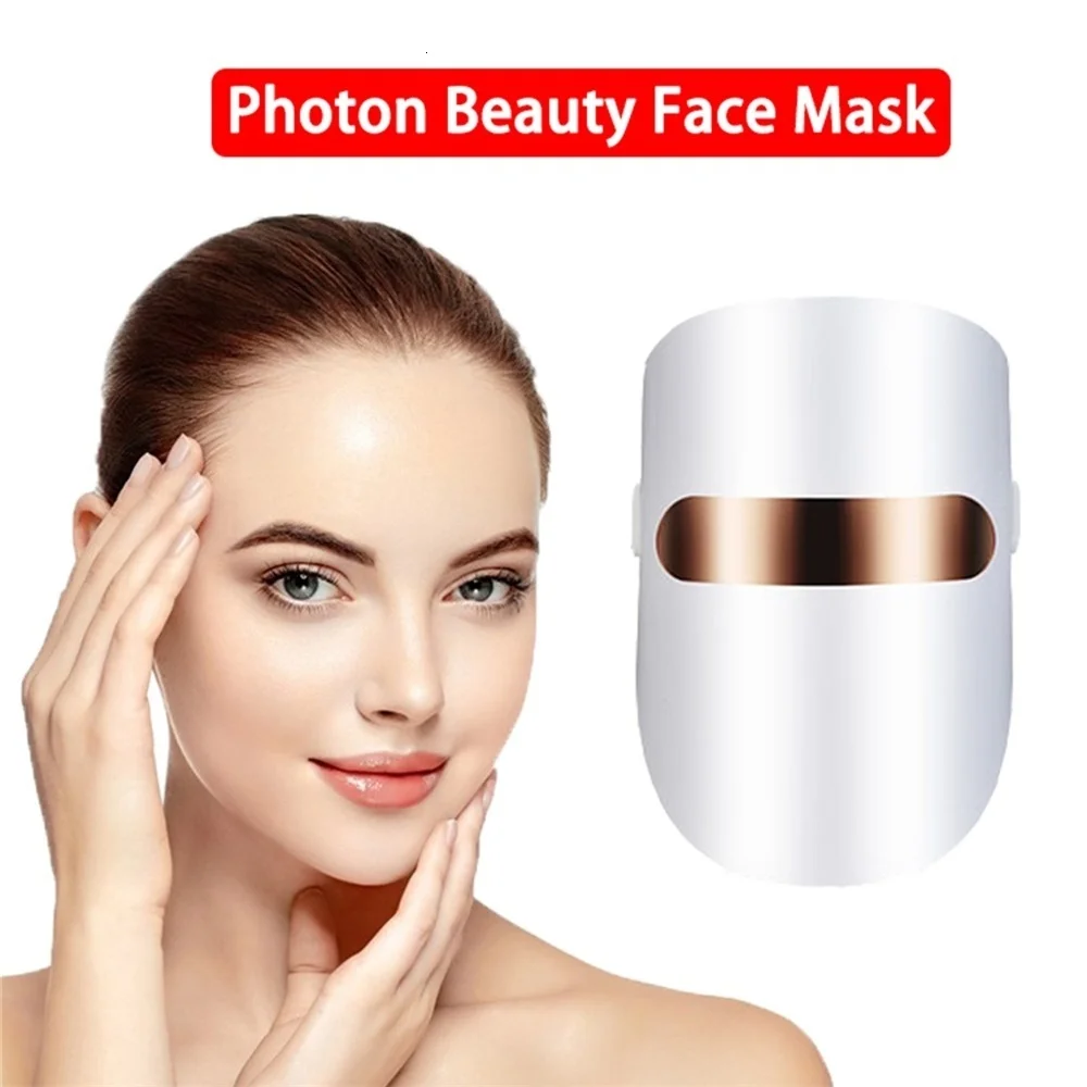 Светодиодный массажер для лица Photon Belleza маска омоложения кожи светодиодный
