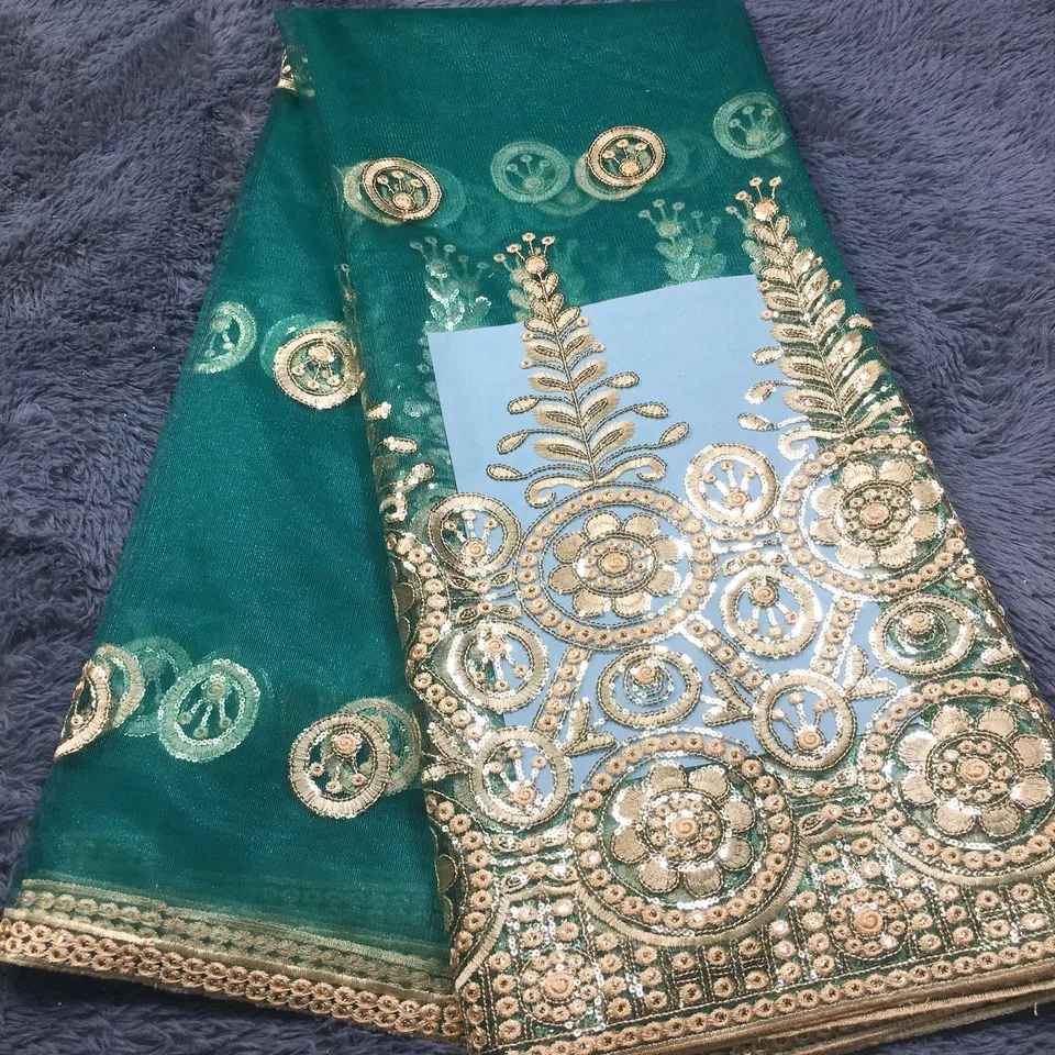 Высокое качество африканская кружевная ткань s Orange хороший французский чистая