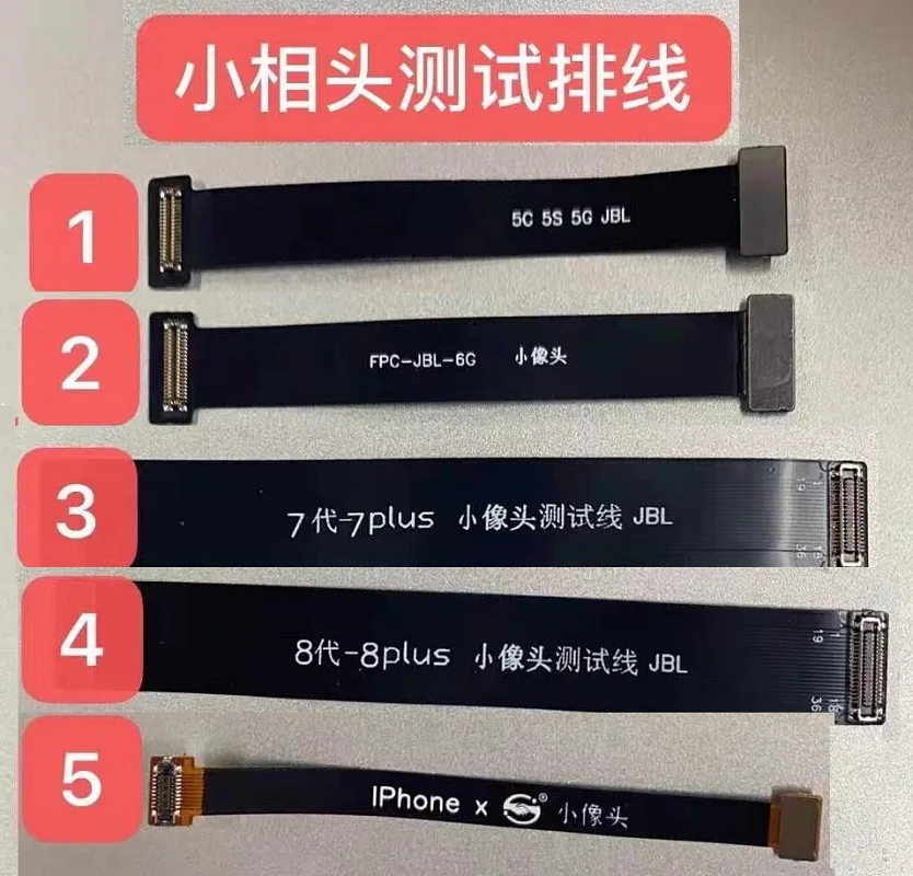 

Masterxu фронтальная камера гибкий кабель удлинитель для iPhone X 8P 8G 7P 7G 6G Φ 5C