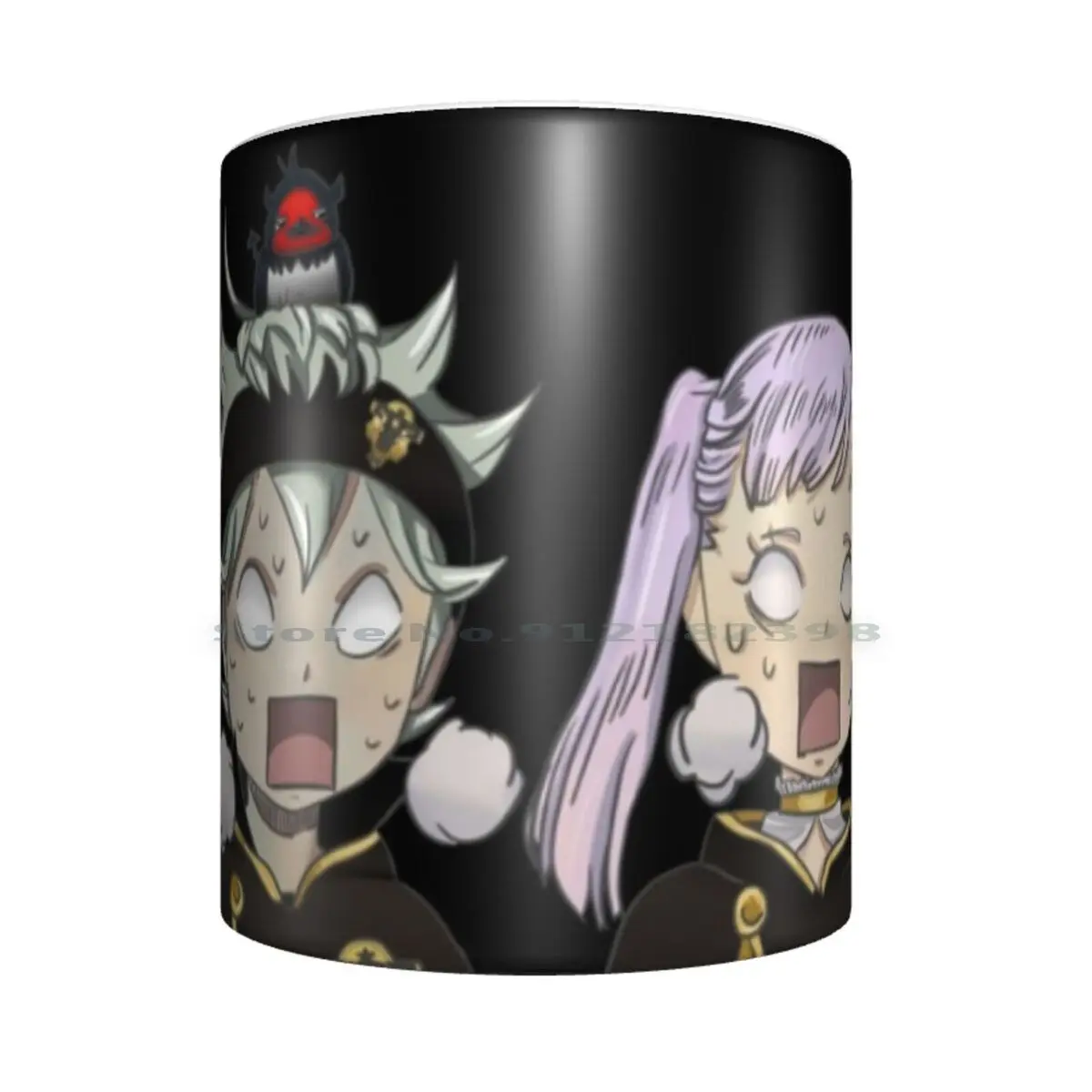 Черный клевер керамические кружки кофейные чашки кружка для чая с молоком черный