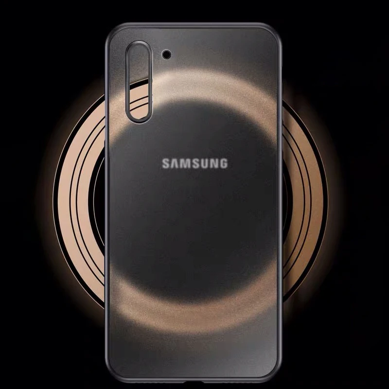 Ультратонкий чехол для телефона samsung Galaxy Note 10 Pro 8 9 S10 S9 S8 Plus S10e матовый прозрачный тонкий Чехол 0,3 мм