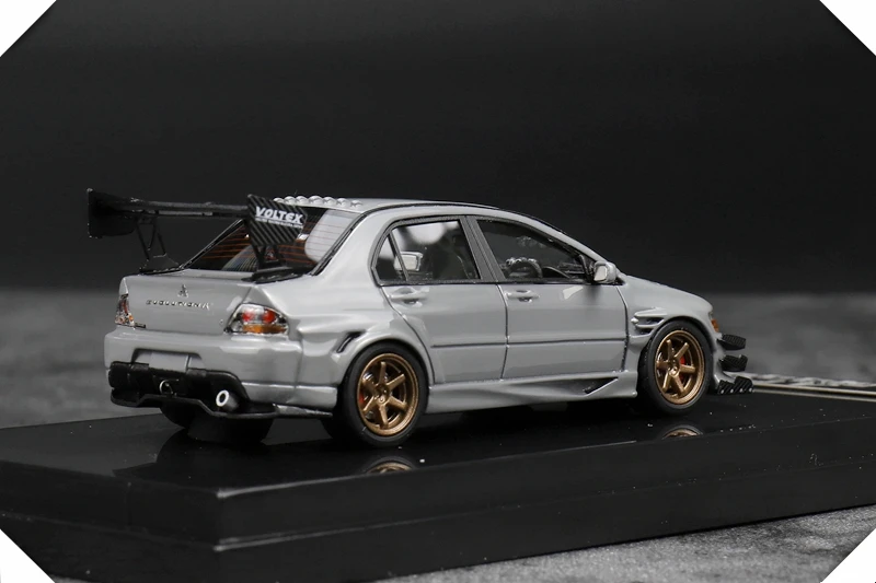 1: 64 весы EVO VII Nine generation модель автомобиля серая Смола высокое моделирование