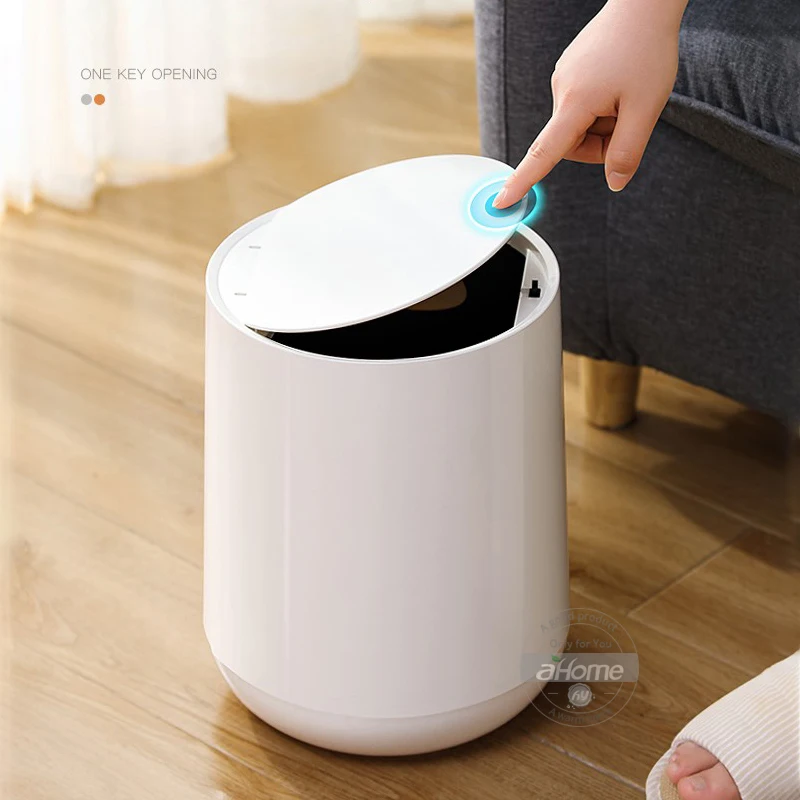 Сухое и влажное разделение круглая мусорная корзина для кухни гостиной туалета