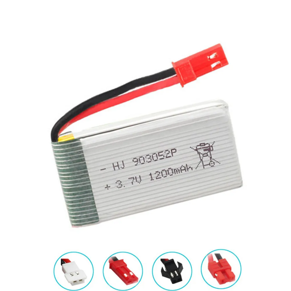 

3.7V 1200mah lipo battery for HQ898B HQ859B H11D H11C T64 T04 T05 F28 F29 T56 T57 RC Drone 903052 Rechargeable battery 1-5pcs