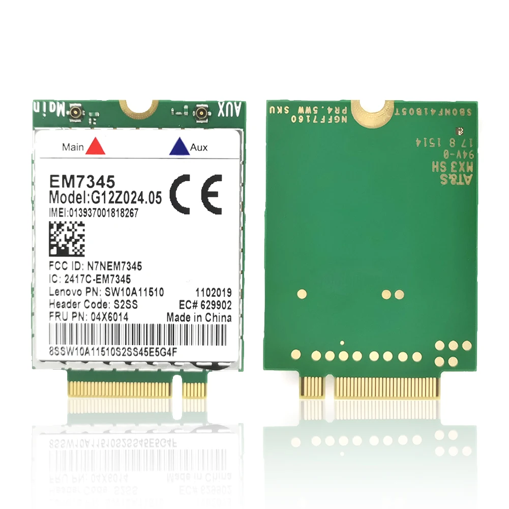 

High Quality EM7345 LTE 4G Card Module LTE WWAN HSPA 4G Module FRU For 04X6014 T450 X250 X240 T440L440