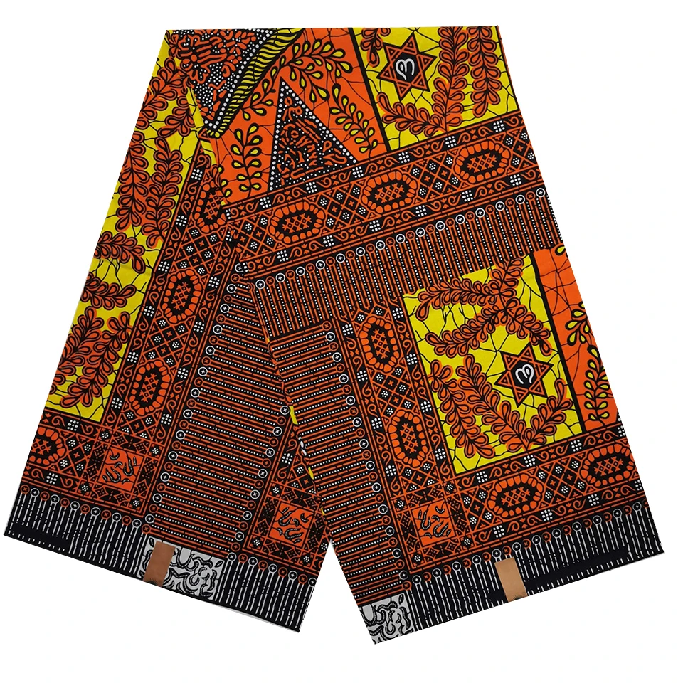 6 Yards Mitex Wax Print/ African Fabrics Kitenge/Pagnes/Tissues Africain/ Lapa/Chitenge HS-38 | Fabric