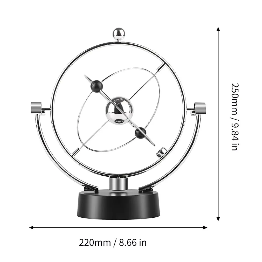 

Globe Model Rotation Perpetual Motion Instrument Magnetic Orbit Ornament Orbital Newton Pendulum Model Office House Desk