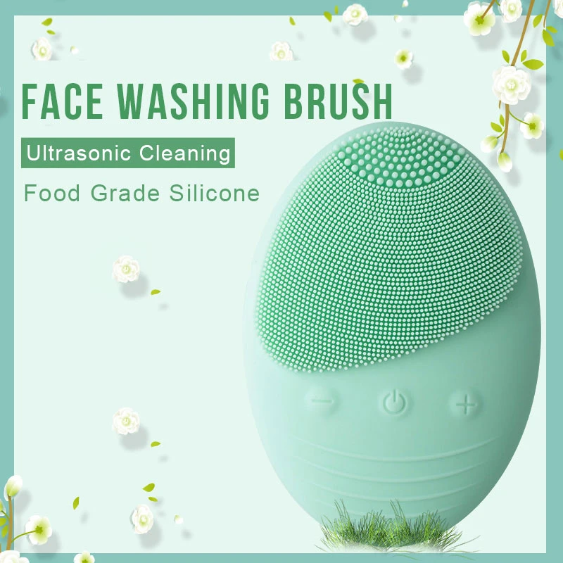 Мини Портативная вибрационная щетка для чистки беспроводной зарядки