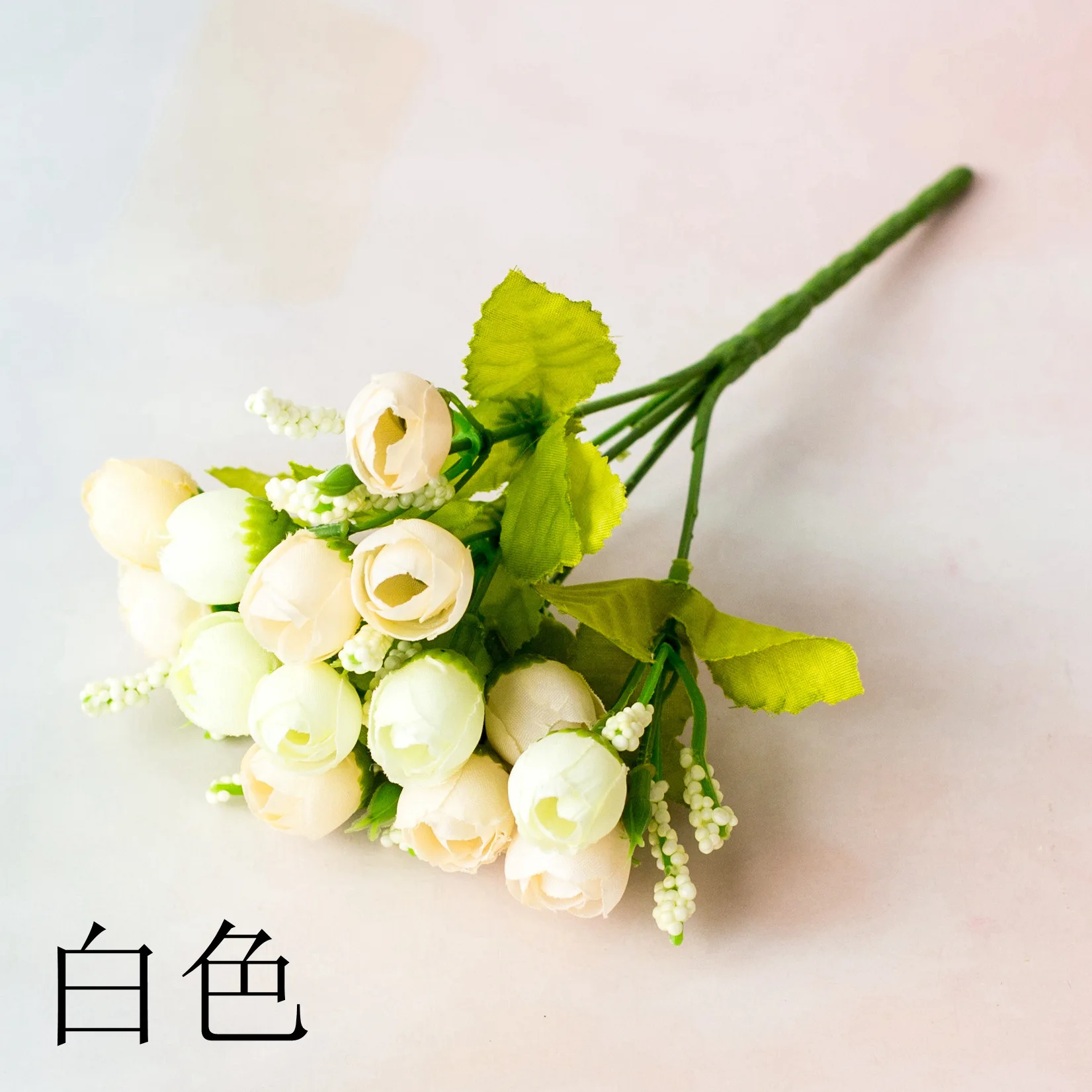 

15 /1 Bunch of handmade stars bud wedding party home decoration artificial roses bouquet flower arrangement artificial flowers
