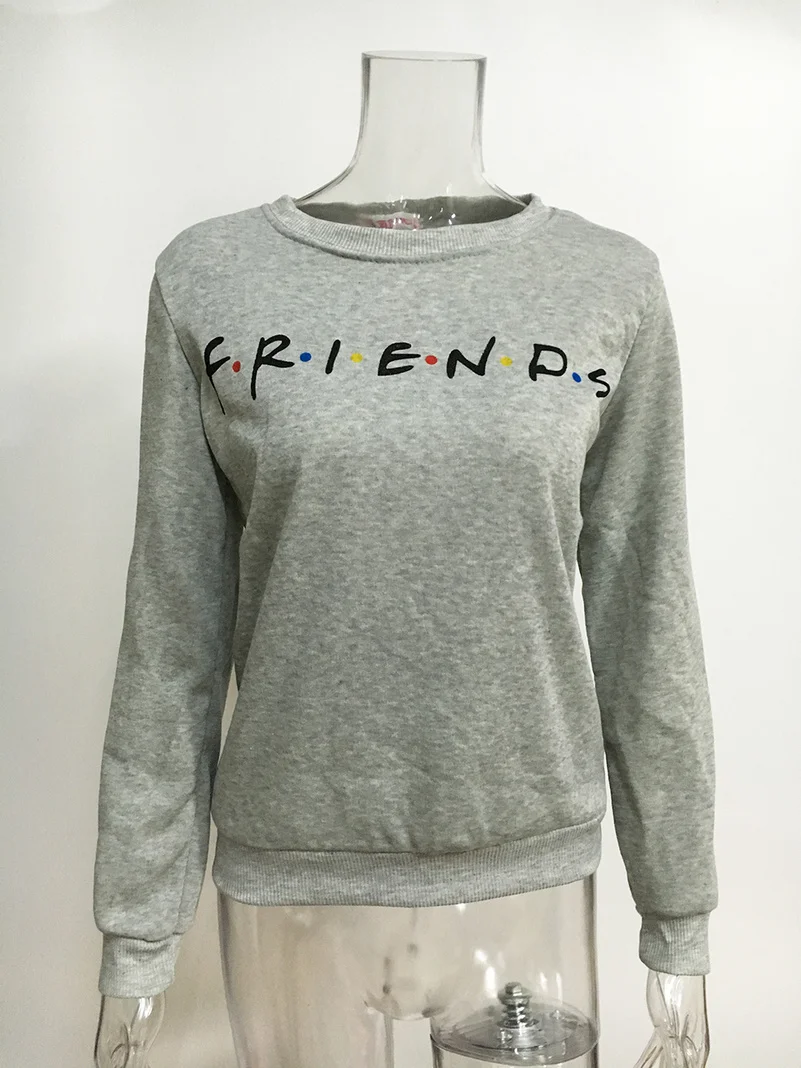Friends Hoodies Sweatshirts 2022 Women Casual Kawaii Harajuku Fashion Punk For Girls Clothing European Tops Korean