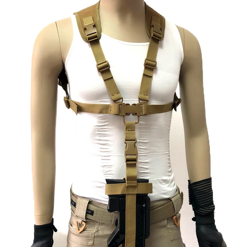 Тактический ремень для ружья P90 с регулируемым карабином, быстроразъемное лямное ожерелье для охоты, аэрософт, пейнтбол и аксессуары.