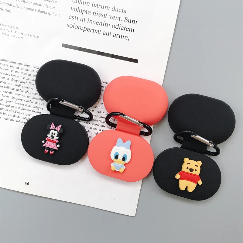 Мультяшный чехол для наушников с брелоком для Xiaomi Redmi AirDots, новинка, чехол, беспроводной Bluetooth чехол для наушников, мягкий чехол из ТПУ