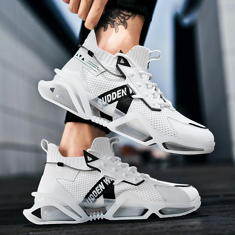 

Breathable Blade Running Shoes Light Men's Shoes New Sports Shoes Large Size Sneakers Fashion Outdoor Jogging Casual Shoes