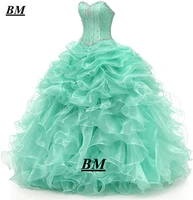in stock champagne red quinceanera dresses ball gown beaded sweet 16 dresses formal prom party gown vestido de 15 anos