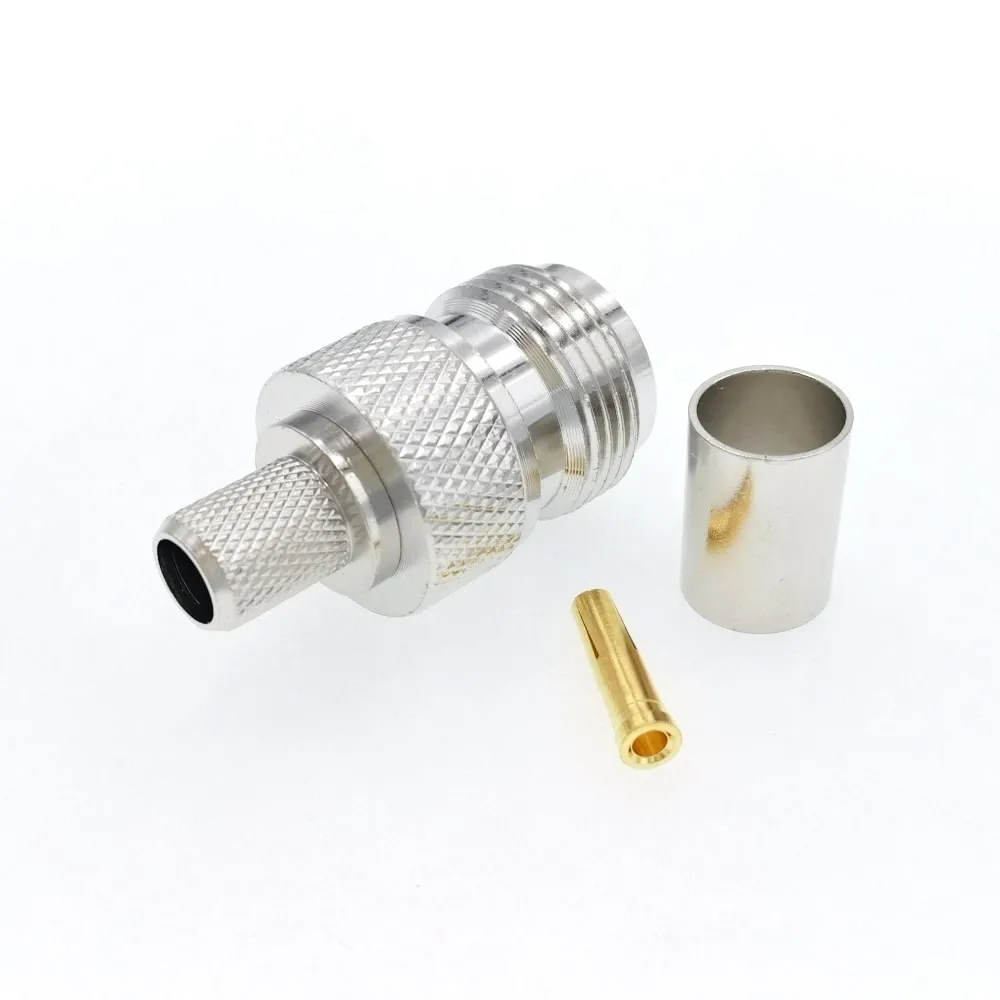 10 шт. N гнездовой разъем RG5 RG6 LMR300 5D FB Ecoflex 7 кабель RF разъем|connector crimp|connector nconnector rg6 |