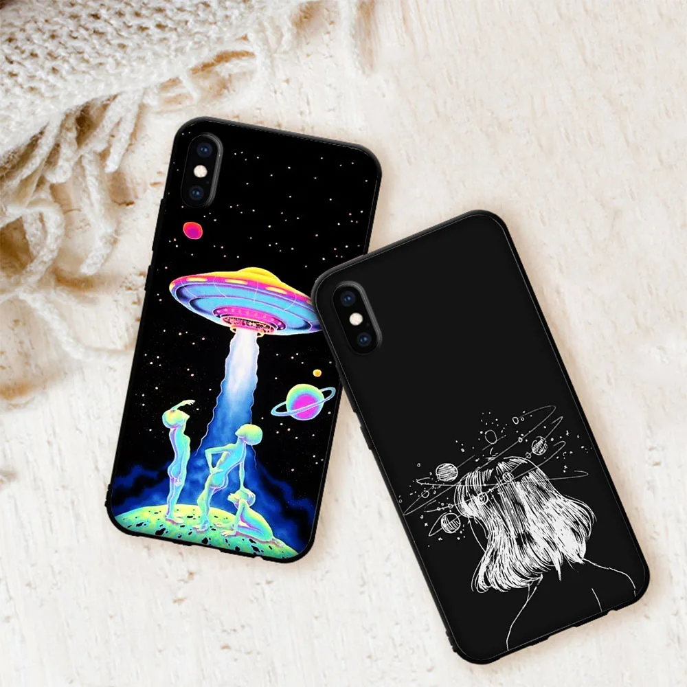 astronaut space soft cover case for iphone 7 8 6 6s 5 5s se plus free global shipping