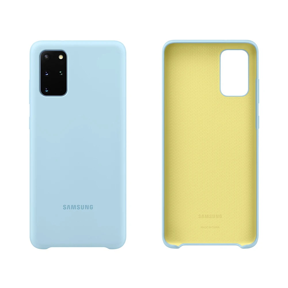 Samsung S20 Plus Case Official original Silky Silicone Cover Soft-Touch Back Protective Shell For Samsung S20 Ultra Phone Cover