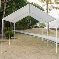 3x6 carport car canopy versatile shelter car shed with 6 foot tubes white us warehouse in stock