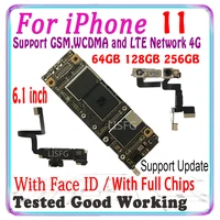 high quality original for iphone 11 motherboard with face id 64gb 128gb 256gb for iphone 12 11 pro max main board clean icloud