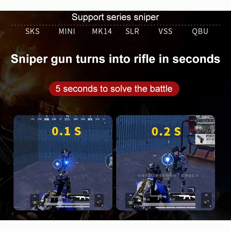 

For Pubg Mobile Game Controller Gamepad Plastic L1R1 Keypads Phone Joystick Sensitive Shoot And Aim Triggers Mobile Controller