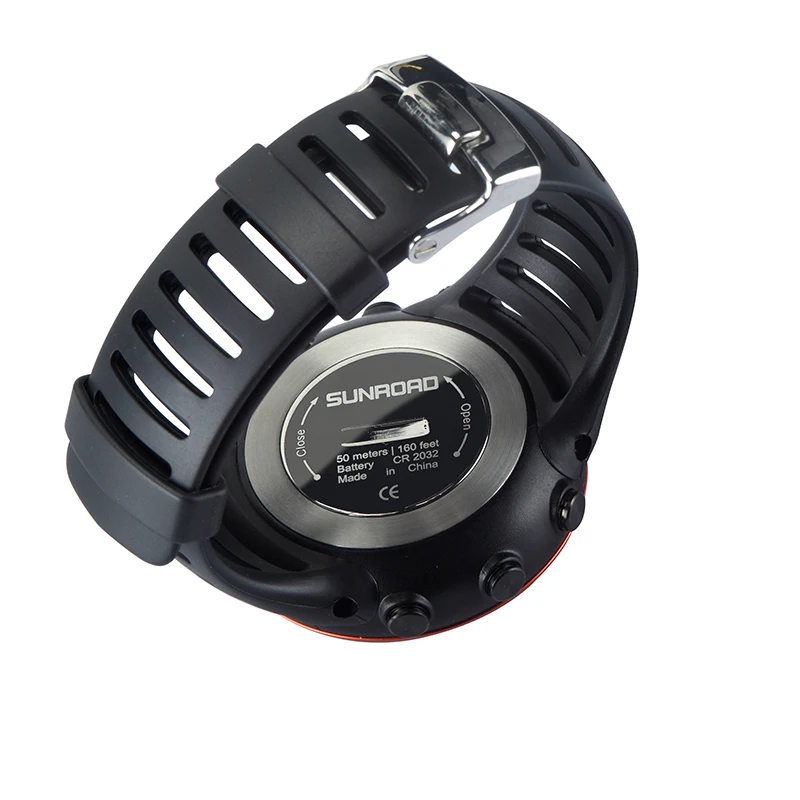 SUNROAD уличный барометр для рыбалки наручные часы с высотомером белой фоновой