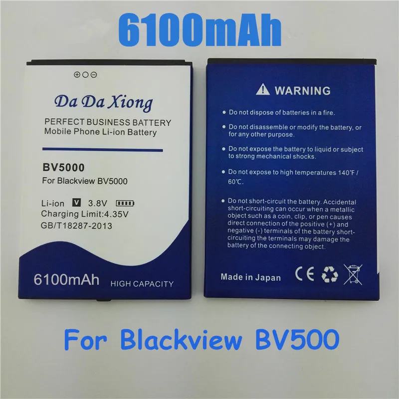 Аккумулятор 6100 мАч BV5000 для Blackview BV5000|battery for blackview bv5000|bv5000 batterybattery |