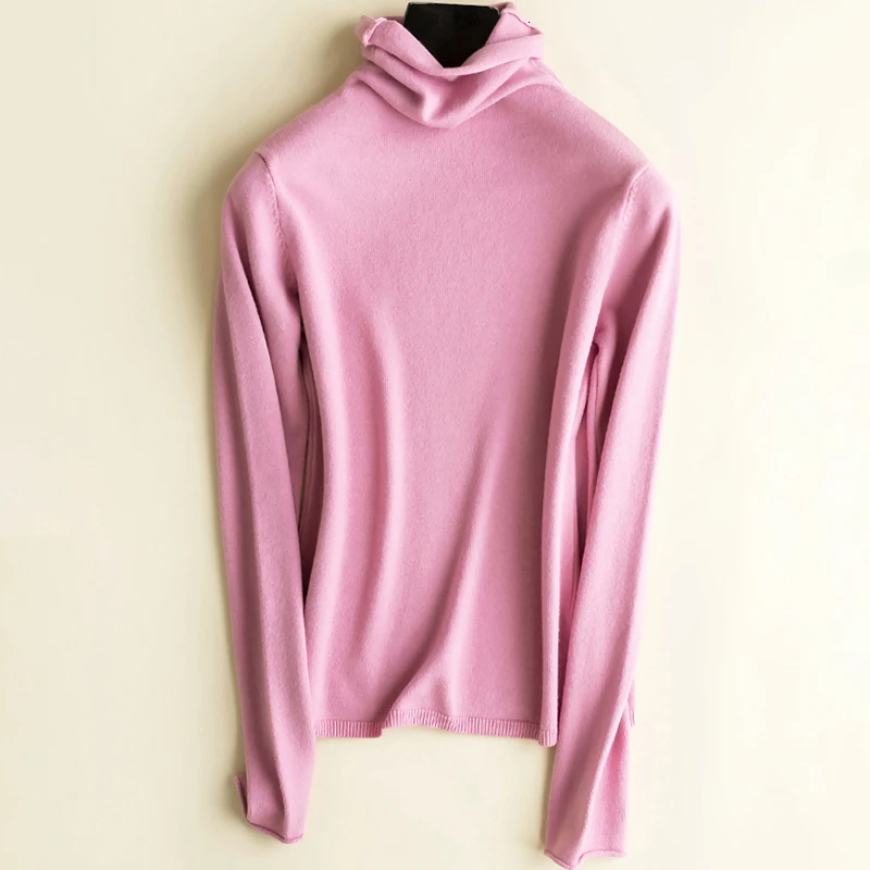 TWOTWINSTYLE Korean Casual Sweater Female Turtleneck Long Sleeve Solid Knitted Sweaters For Women 2020 Autumn Fashion Clothing | Женская