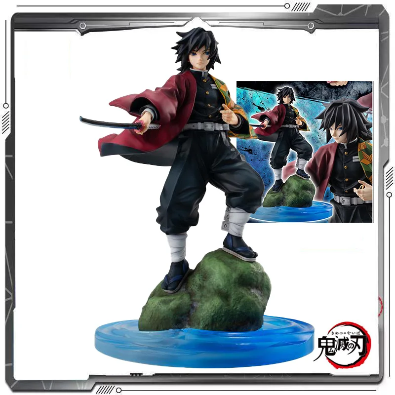 

Original 23Cm Megahouse G.e.m Demon Slayer Tomioka Giyuu Anime Action Fight Figure Pvc Collection Children Model Toys