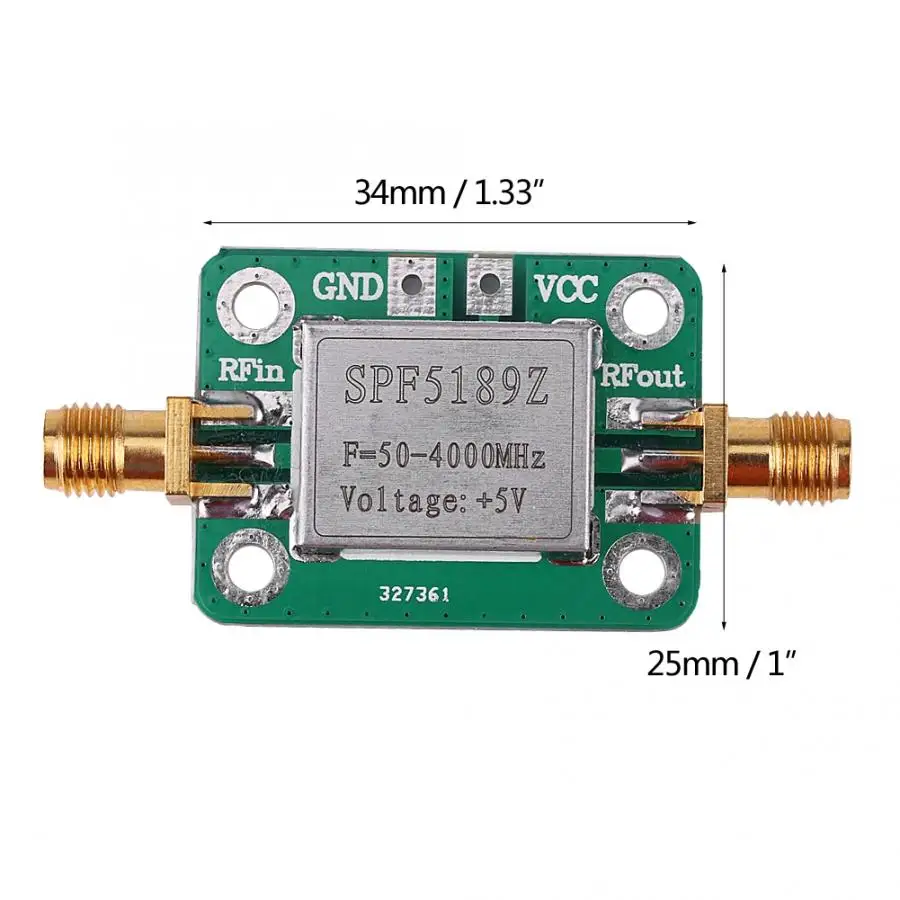 LNA 50 4000 МГц SPF5189 Радиочастотный усилитель приемник сигнала для FM HF VHF / UHF Ham