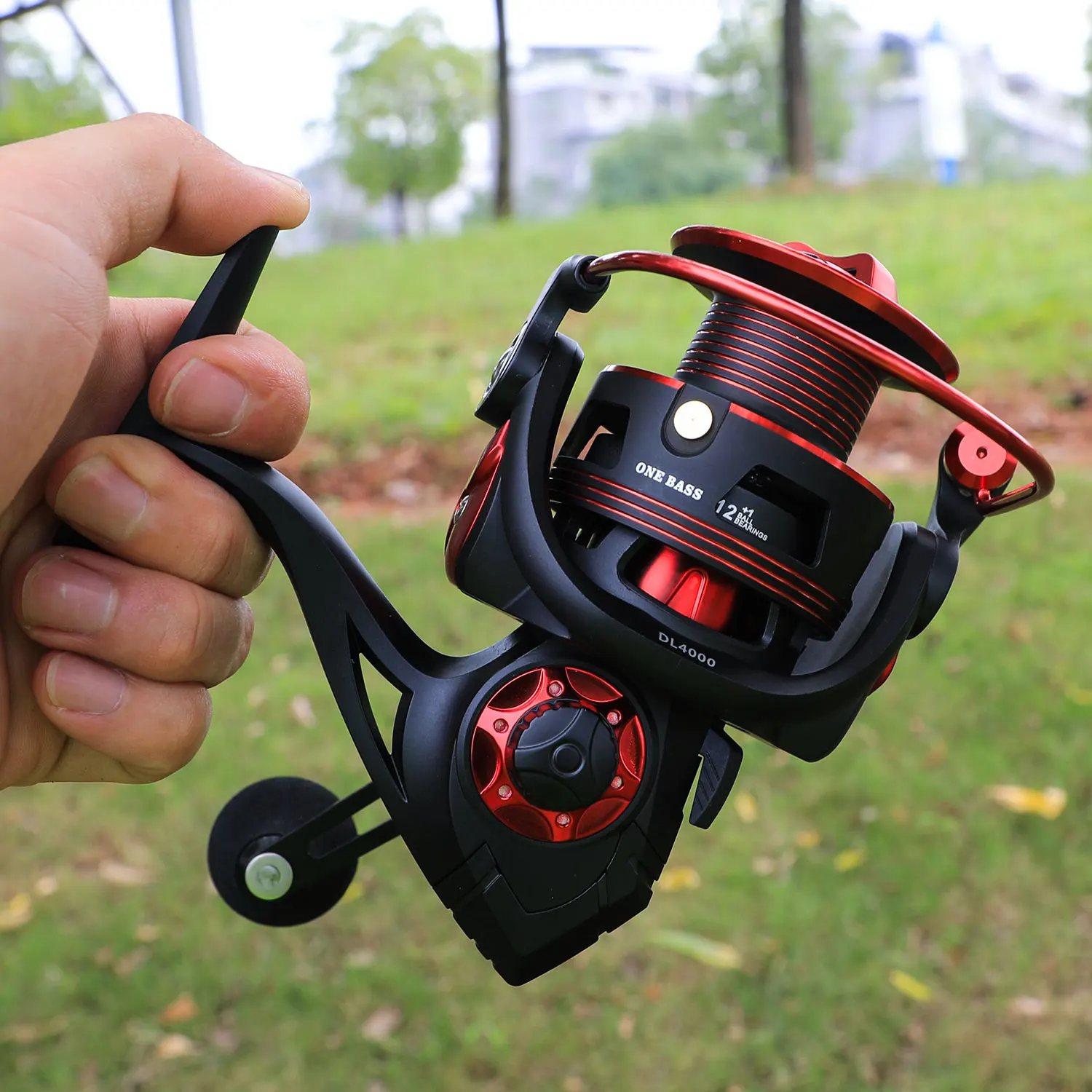 

Sougayilang 12+1BB Fishing Reel 5.2:1 Gear Ratio High Speed Spinning Fishing Reel for Saltwater Freshwater Carp Bass Fishing