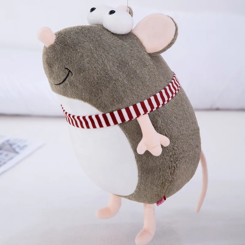 Креативный мультяшный талисман на год мыши изящная милая плюшевая кукла мышь