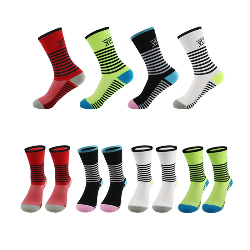 

4 Pairs Men Training Socks Non Slip Sports Socks Cycling Socks Hiking Socks