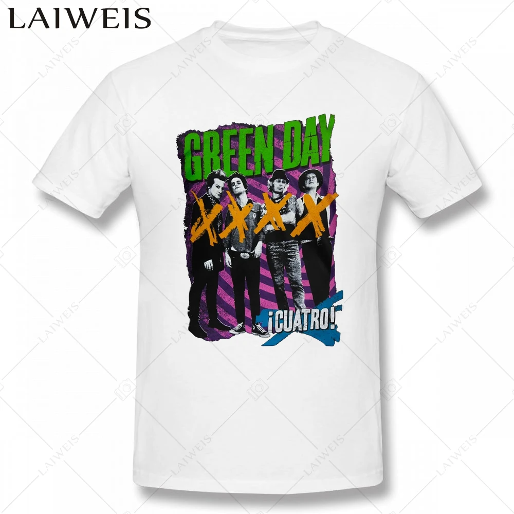 

GREEN DAY - Band - T SHIRT S-M-L-XL-2XL Brand New - Official T-Shirt Summer Short Sleeves Cotton Fashion t Shirts