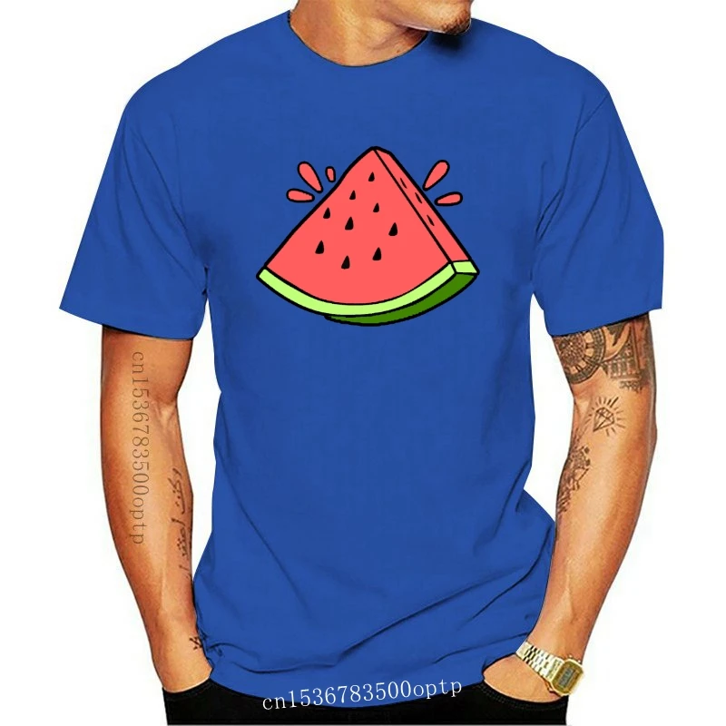 

New MenS Watermelon T-Shirt M-3Xl Gym Tee Shirt 2021 Fashion Design