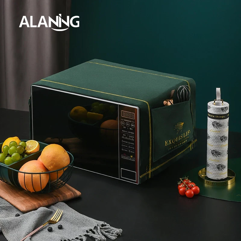 Бархат микроволновая печь Пылезащитный чехол масла с Сумка для хранения на кухне