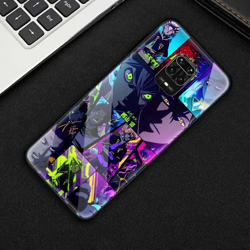 

Asta Black Clover Anime Cases for Xiaomi Redmi Note 8 8T 9S 9 Pro Max 7 K30 Zoom Mi 10 CC9 9T 8Lite Tempered Glass Cas